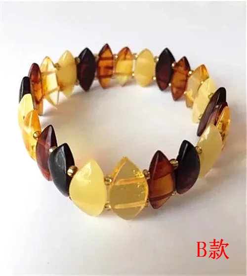 Domestic spot Baltic amber natural beeswax hand bracelet