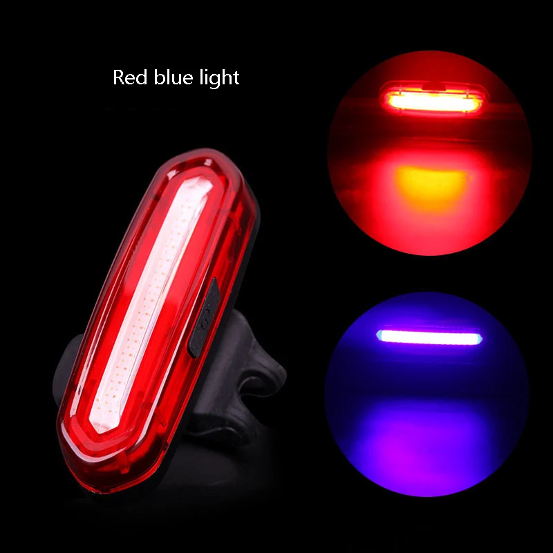 Bike Light Waterproof USB Charging Mountain Bicycle Headlight Safety Riding Rear Light Led Cycling Taillight bicycle accessorie
