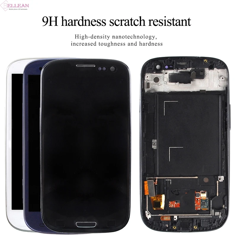 HH Акция 4,7 дюймов I9300 Lcd для samsung Galaxy S3 Lcd экран сенсорный дигитайзер сборка I9301 I9305 I747 дисплей