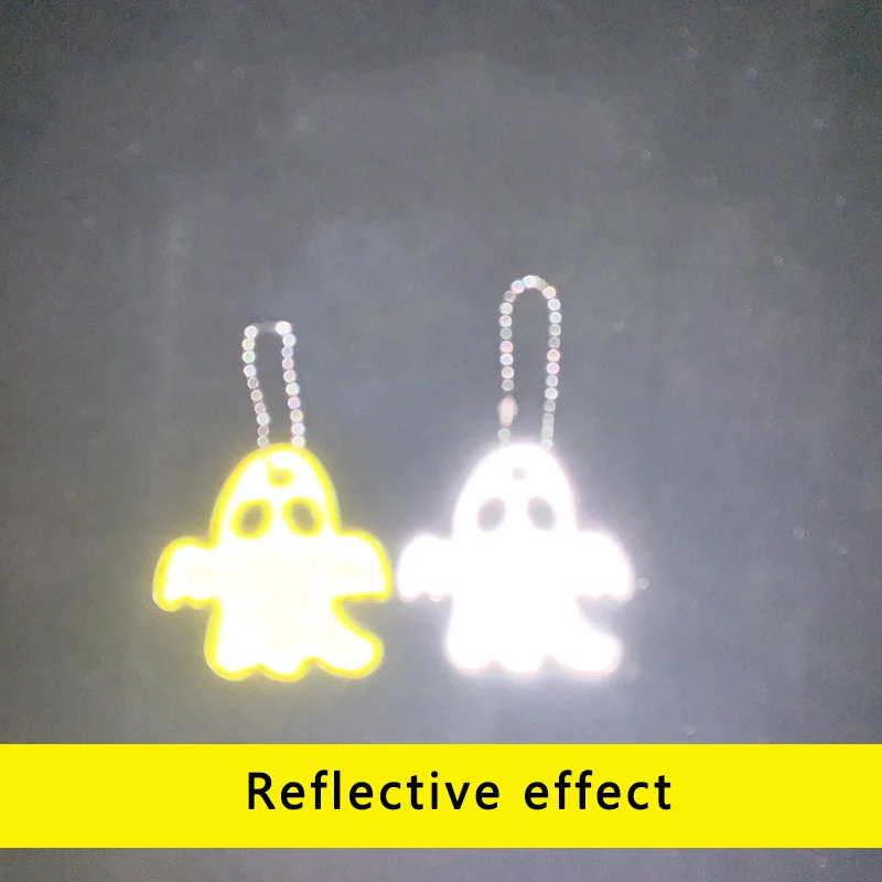 ORAFOL материал 600 свечей мягкий ПВХ Подвеска для Хэллоуина брелок с отражателем сумка кулон аксессуары для безопасности дорожного движения
