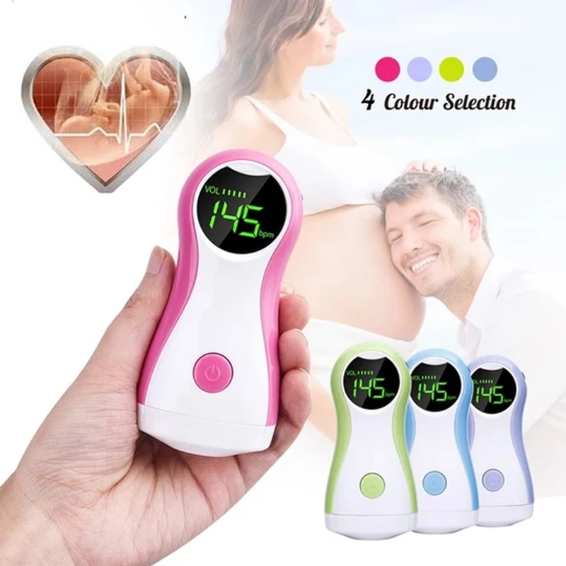 

DIGITAL PORTABLE Fetal Doppler Baby Monitor LCD Display Portable Baby Heart Rate Monitor with Earphone YK-90C for Pregnant Women