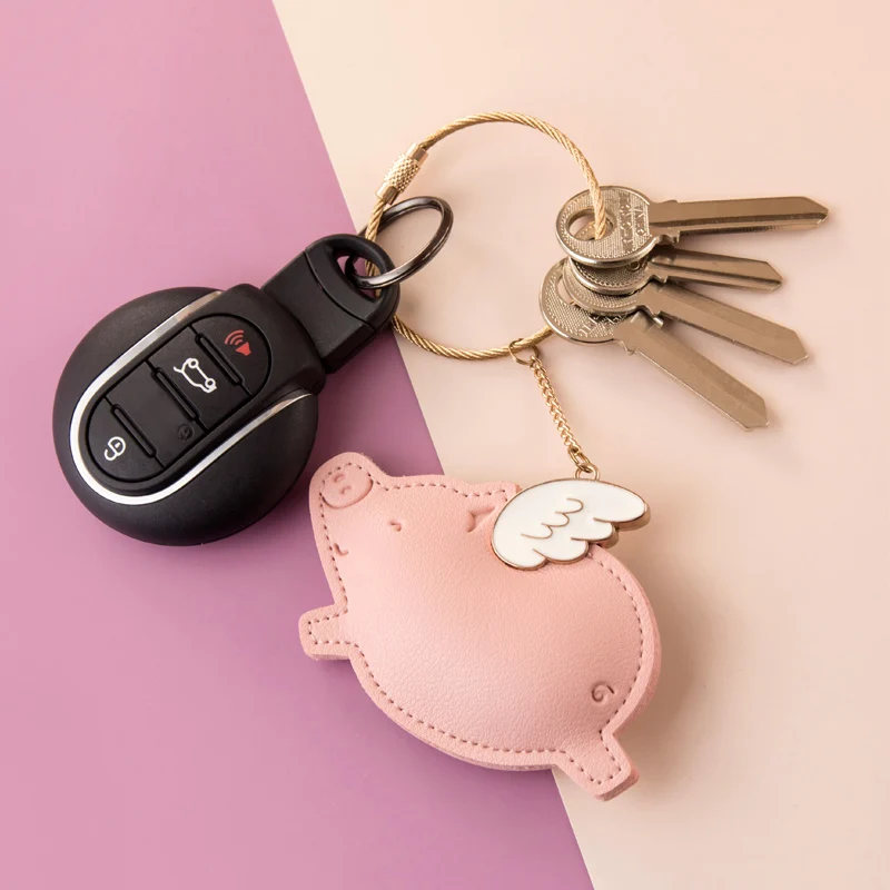 PU Cotton Small Colorful Animal Keychain Fly Pig Elephant Unicorn Seal Bear Octopus Whale Cake Car Bag Hanging Pendant Jewelry 4