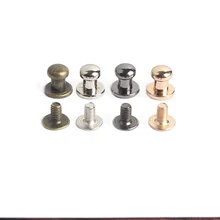 Оптовая продажа 500 комплектов 8 мм цинковый сплав 6 мм круглая головка шпилька точечная отвертка Ремесленная сумка ремень Кнопка Чикаго винт заклепка для гвоздей Оптовая продажа 500 комплектов 8 мм цинковый сплав 6 мм круглая головка шпилька точечная отвертка Ремесленная сумка ремень Кнопка Чикаго винт заклепка для гвоздей