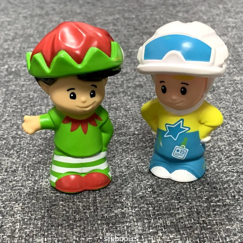 BIXE игрушки куклы Лот 2 дюймов мини-игрушки рабочие девушки принцесса мультфильм Фигурки девушки игрушки Рождественский подарок - Цвет: FT13 2PCS