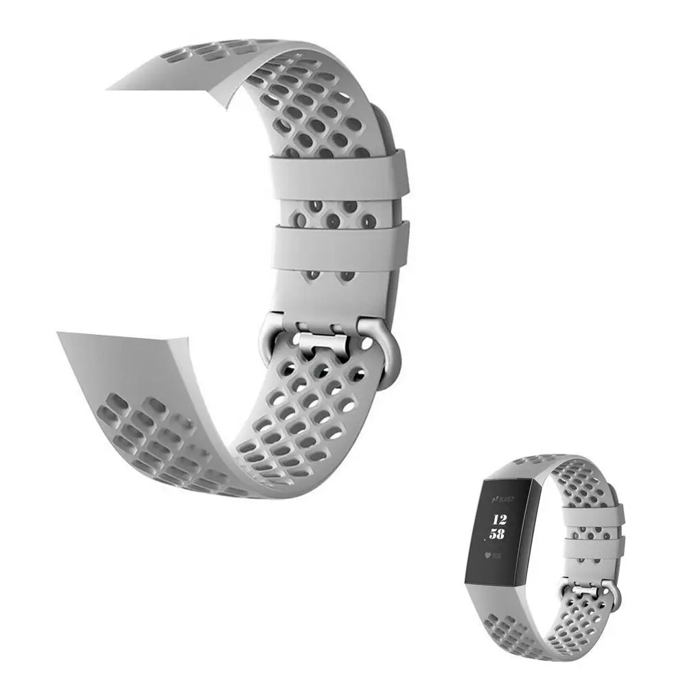 Силиконовый ремешок для часов Fitbit Charge 3 браслет ремешок на запястье для Fitbit Charge 3 Band мягкие спортивные Сменные аксессуары