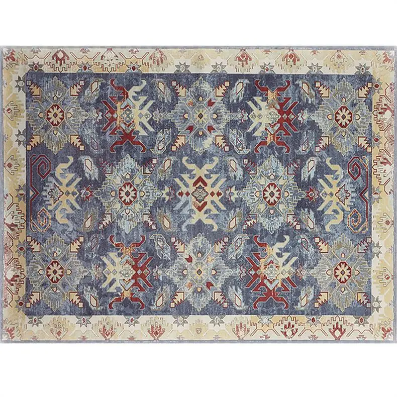 Moroccan Living Room Carpet Home Vintage Rugs for Bedroom American Carpets Sofa Coffee Table Rug Study Ethnic Floor Mat - Цвет: 12