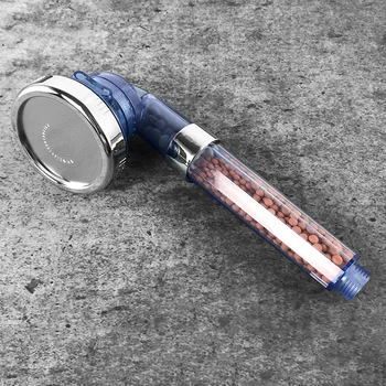 

Three-speed Adjustment Negative Ion Booster Shower Head Bathroom Rain Shower Water-saving Shower Head Bathroom Booster Nozzle