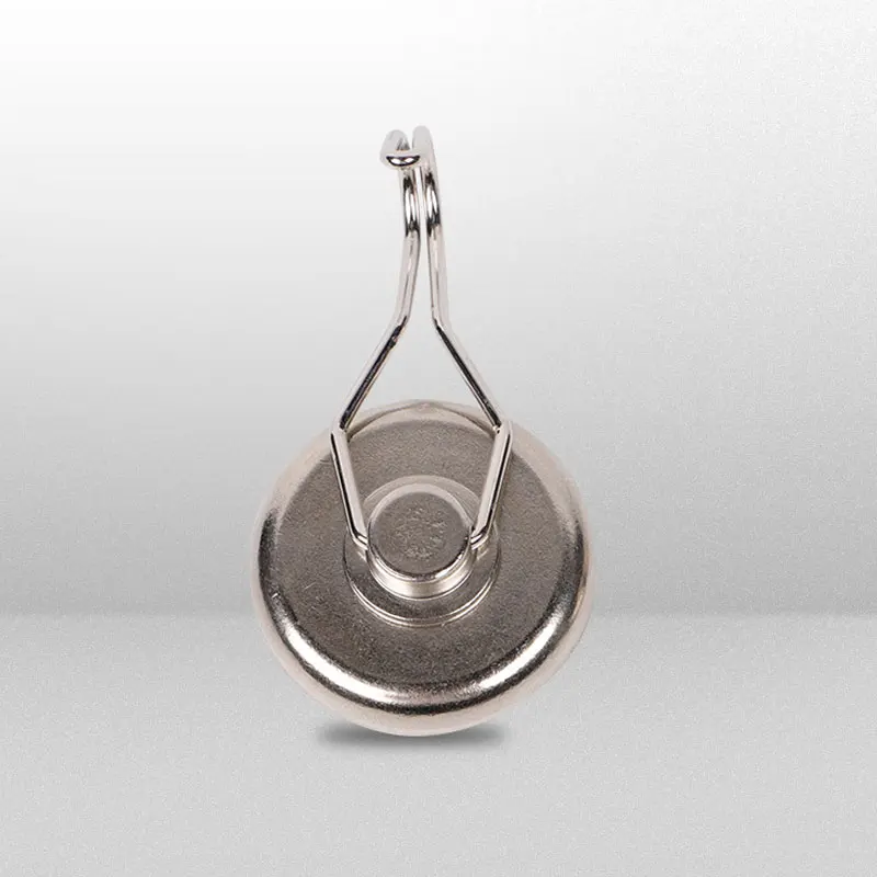 10 Pcs  Powerful Magnetic Hooks Neodymium Magnet Hooks  Swivel Swing Hooks Wall Holder Ceiling Fridge Storage Hold Up 15kg