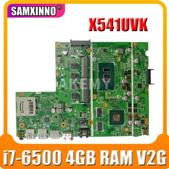 شراءAkemy X541UVK اللوحة اللوحة ل For Asus X541UVK X541UJ X541UV X541U F541U R541U اللوحة المحمول I7-6500U CPU 4GB RAM V2G