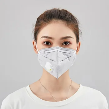 

Reusable Mouth Mask Dustproof Protection Mouth Mask PM2.5 Face Mask With Breathing Valve Respirator Face Mask