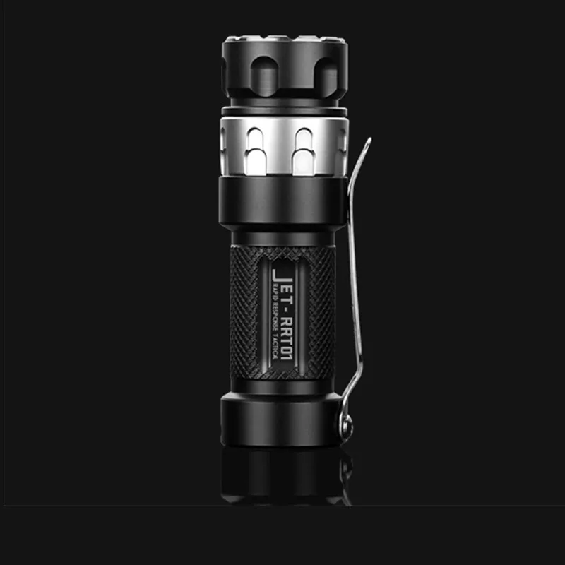 Jetbeam RRT01 Cree XPL светодиодный бесступенчатый Тактический светильник с затемнением, походный разведочный фонарь светильник с батареей Mirco USB 16340