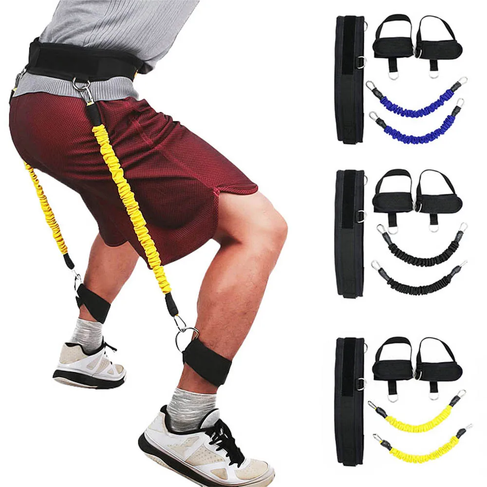 

Jumping Trainer Jump Resistance Bands Fitness Bouncing Rope Leg Strength Agility Workout Equipment Tennis Running Force Training