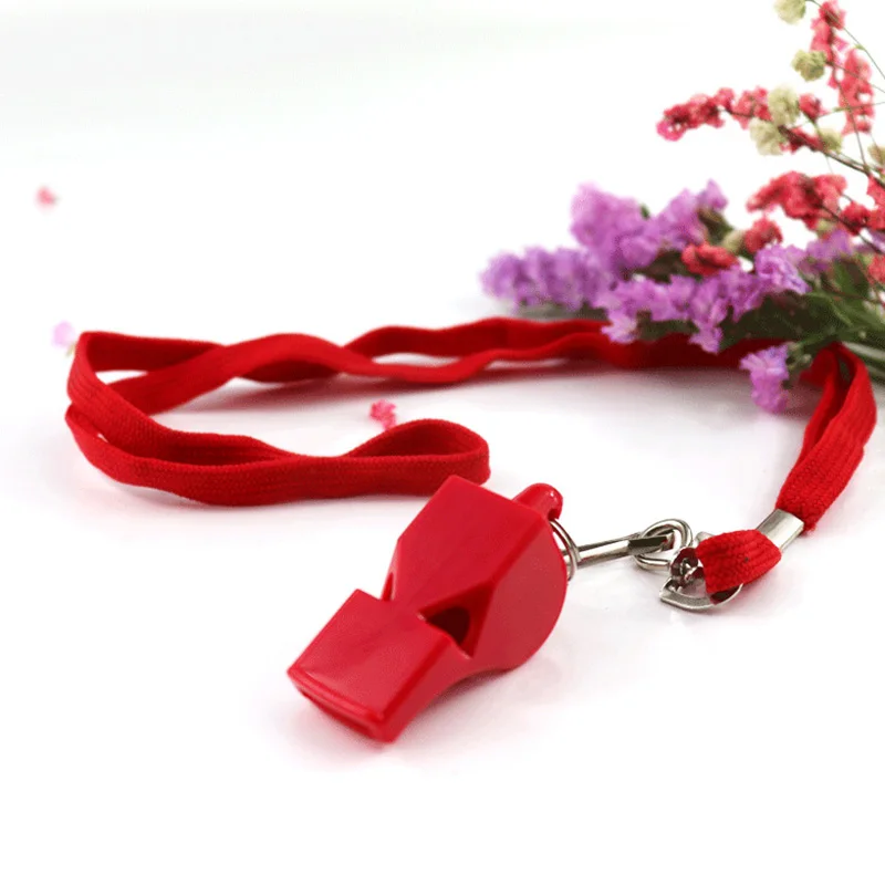 

Marine Emergency Safety Whistle Lanyard for Camping Hiking Boating Optional Color Durable Nylon+Plastic