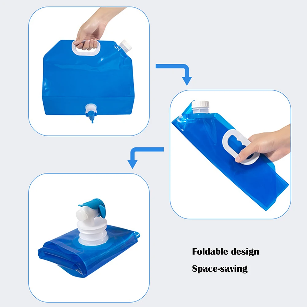 Outdoor Water Bags Foldable portable Drinking Camp Cooking Picnic BBQ Water Container Bag Carrier Car 5L/10L Tank