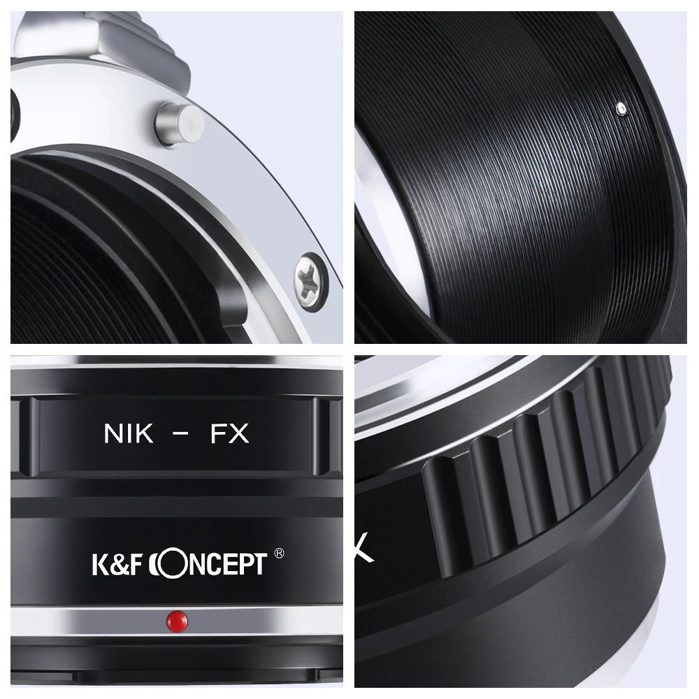 Concept-adaptador para Câmera Anel Adaptador para Nikon ai af para Fujifilm Fuji fx X-series k & f - Image 4