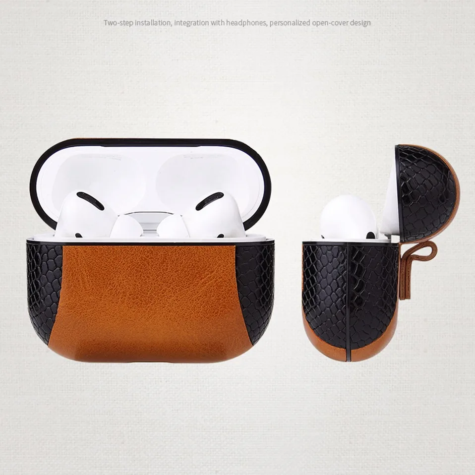 PU Leather Case for Apple Airpods Pro Cover 2019 Shockproof Holster Wireless Bluetooth Earphone Case for Airpods 3 Funda Coque (7)