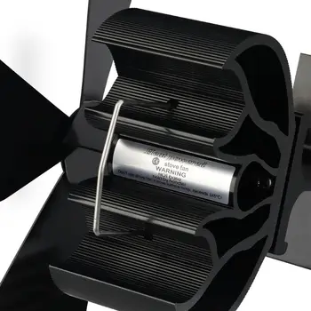 

Wood Heater 4 Blades Stove Eco Fan Stove Fireplace Fire Heat Powered Circulating Fans Ultra Quiet