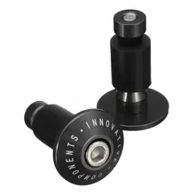 Наконечник для руля, наконечники для руля, универсальные рукоятки на руль, наконечники для мотоцикла, детали для мотоцикла, 2 шт., черный, стабильный