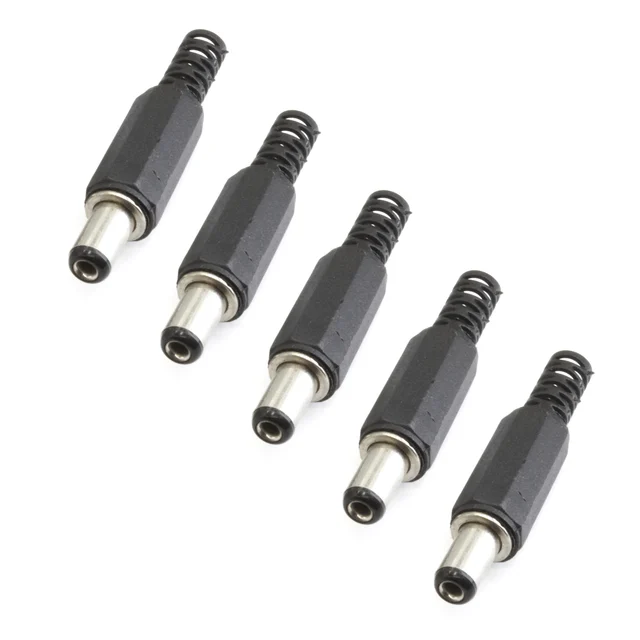 DC 5.5x2.1 Power Wire Connector Conjunto Feminino Plug Cable Waterproof Jack Tomada Electrico 5.5x2.5 Interface Socket Conector 9. As photo