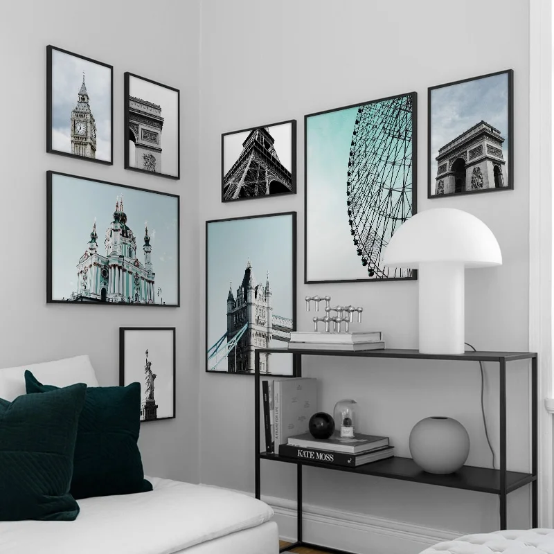 Статуя Свободы Нью-Йорк Триумфальная арка скандинавские плакаты и принты