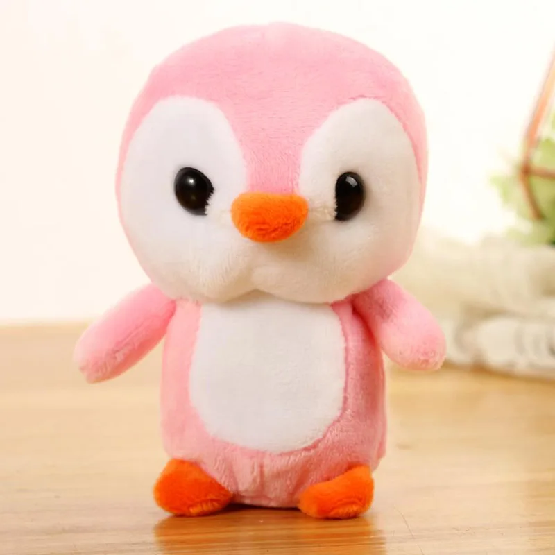 SLPF 10CM Cute Cartoon Big Head Penguin Animal Plush Toys Bag Pendant Key Chain Wedding Doll 1 SLPF 10CM Cute Cartoon Big Head Penguin Animal Plush Toys Bag Pendant Key Chain Wedding Doll 2