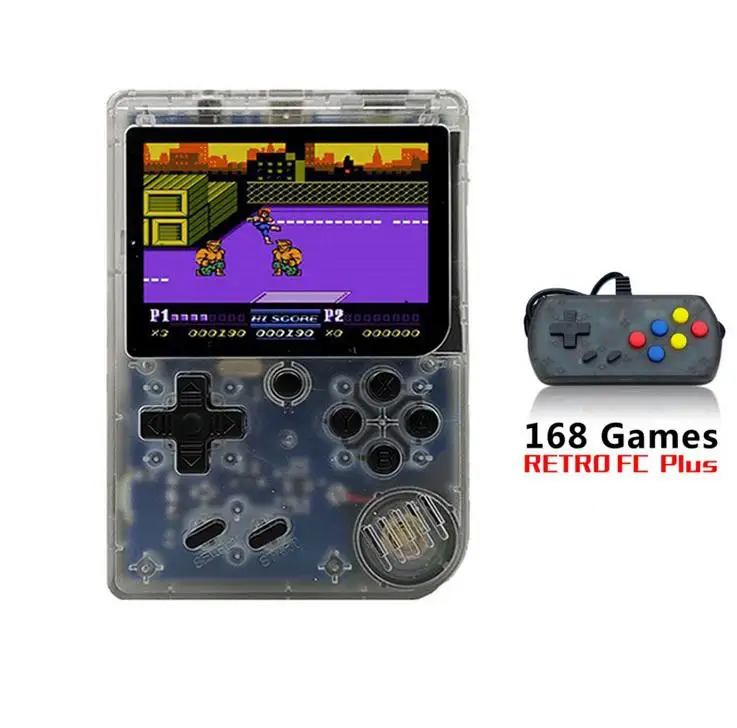 BEESCLOVER Ретро FC мини ручная игровая машина 3 дюйма 168 игр двойная версия с ручкой ручное игровое устройство d29