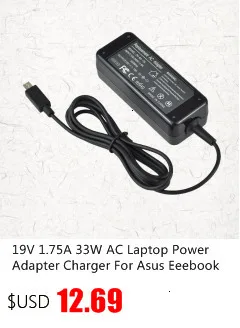 19V 3.42A 65 Вт AC адаптер ноутбука Мощность адаптер Зарядное устройство для Asus A3 A600 F3 X55 A8 F6 F83CR X50 X550V V85 A9T K501 K501J K50i K52F M9V
