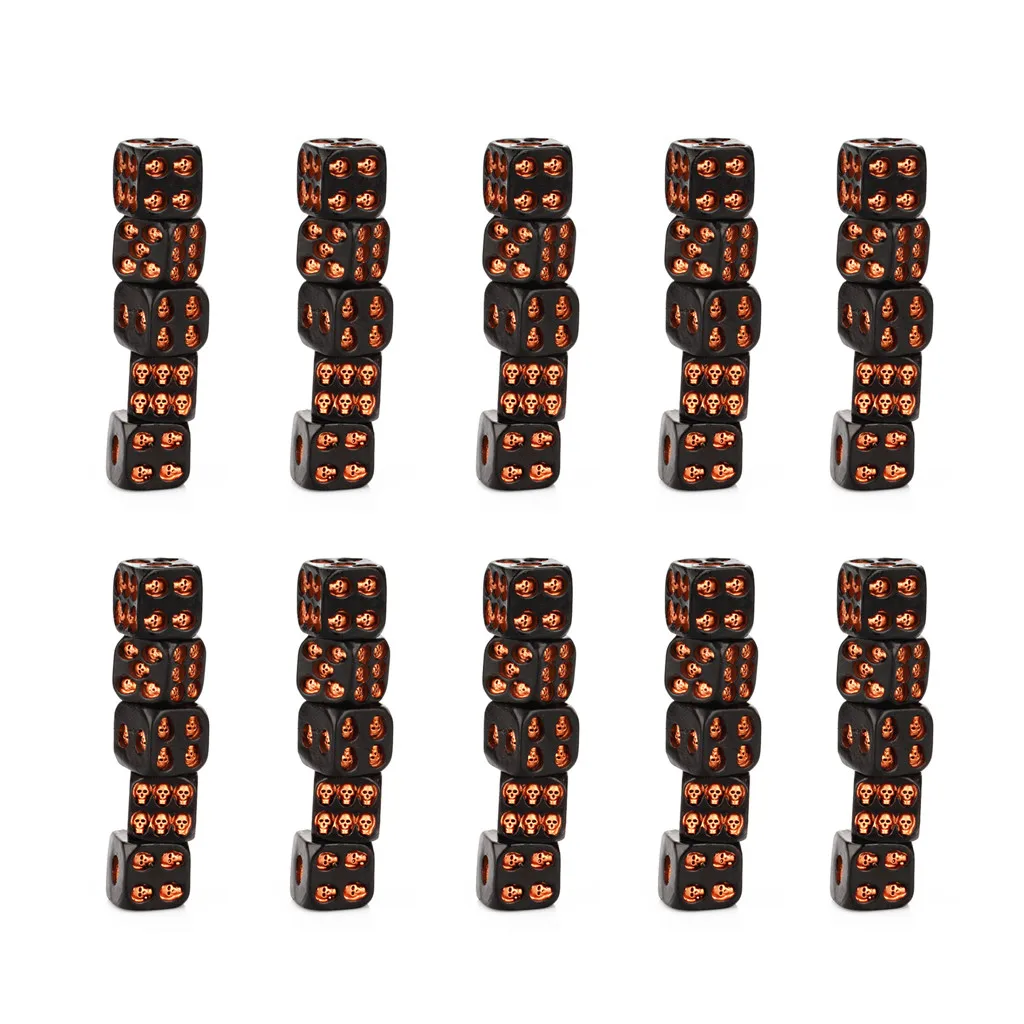 5 шт./компл. креативные кости черепа шестигранники скелетные Клубные игрушки для