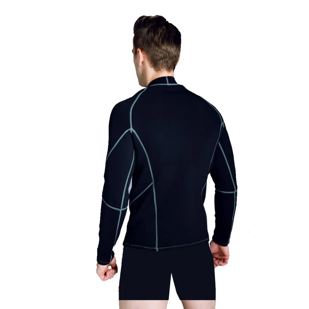 3 мм wetsuit куртка для мужчин с длинными рукавами из неопрена спереди на молнии для серфинга зимняя куртка для плавания теплая для серфинга