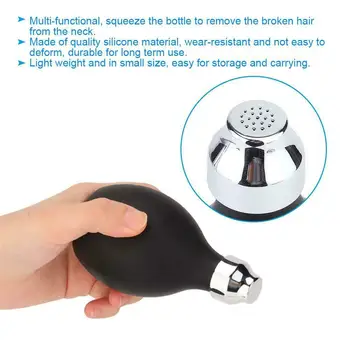 

Bath Practical Salon Hairdressing Powder Spray Bottle Extruding Silicone Squeezing Refillable Easy Apply Press Portable