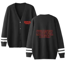 Необычные вещи, кардиган с v-образным вырезом, свитер для мальчиков и девочек, Осень-зима,, теплая верхняя одежда с длинными рукавами, вязаные повседневные свитеры