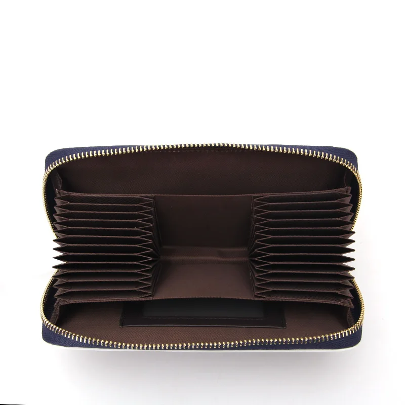 

Foreign Trade Hot Selling Card Wallet Card Bit More Women's Long Clutch Factory Customizable Wholesale Zipper Bag Wallet
