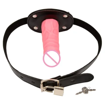 Adult Game Erotic Toys Strap On Penis Open Mouth Oral Dildo Gag Fetish Bdsm Bondage Restraints Play Slave Sex Toys For Couples 3