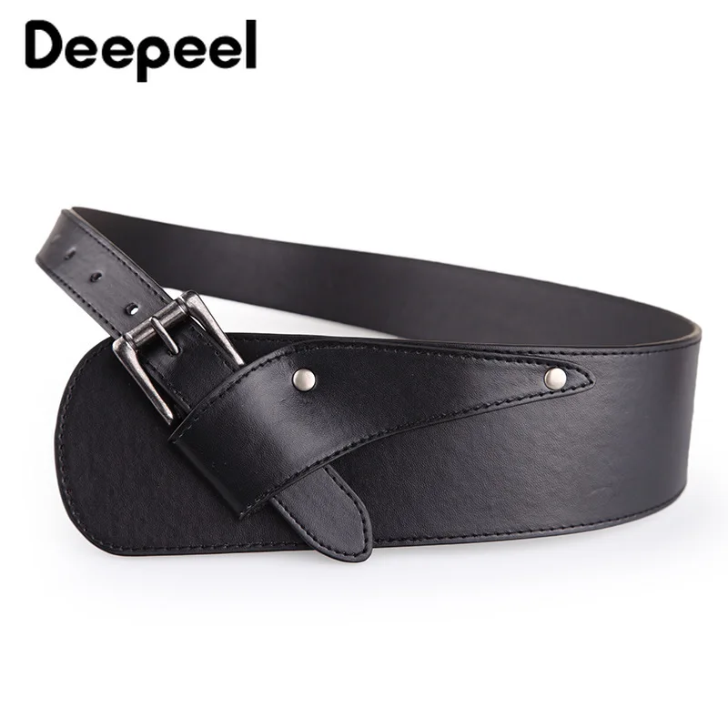 Deepeel 1 шт. 2-8 см* 100 см женский пояс из искусственной кожи в стиле ретро с металлической квадратной пряжкой с заклепками широкий поясной ремень неправильный пояс YK759