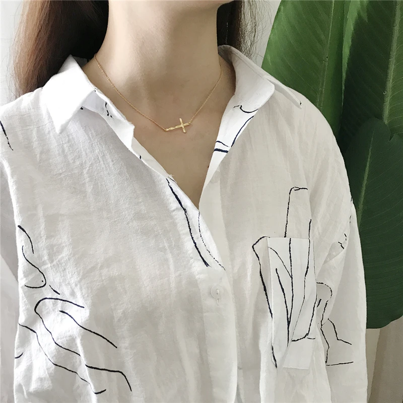 Style E Настоящее 925 пробы, серебряное геометрическое круглое ожерелье с кулоном для модных женщин, ожерелье с крестом в виде цветка/звезды/Луны, хорошее ювелирное изделие - Окраска металла: Style E