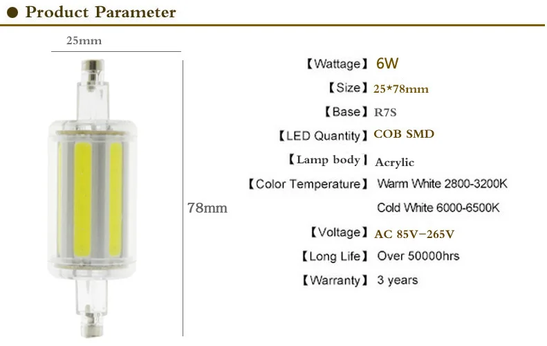 Удара R7s Светодиодная лампа 15 W 30 W 78 мм 118 мм Led R7s лампочки 85-265 V Энергосберегающие заменить галогенные пятно света R7s J78 J118