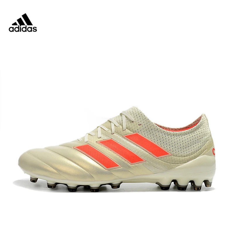 Adidas 19.1AG Nail para Cappa blanco naranja hombres botas fútbol zapatos de césped Elite TF 39 45 hombres botas negro fútbol zapatos|Calzado de fútbol|