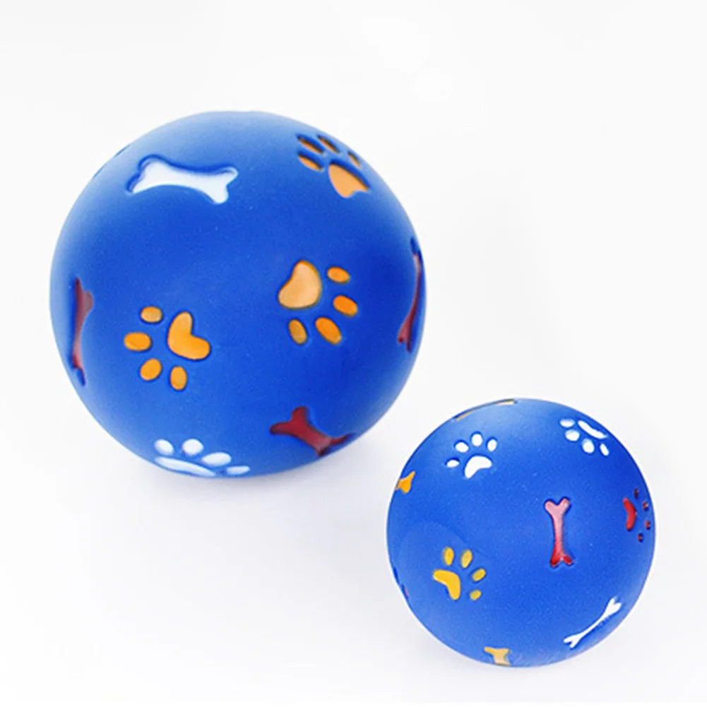 Mini Cartoon Pattern Playing Dog Cat Foraging Dispenser Training Safe Rotary Switch Interactive Chew Toy Durable Pet Food Ball