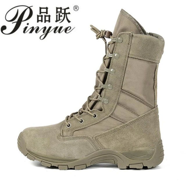 Bottes de saut des forces spéciales pour hommes, bottes de l'armée à haute  aide, bottes de saut dans le désert, chaussures d'escalade, nouveau -  AliExpress