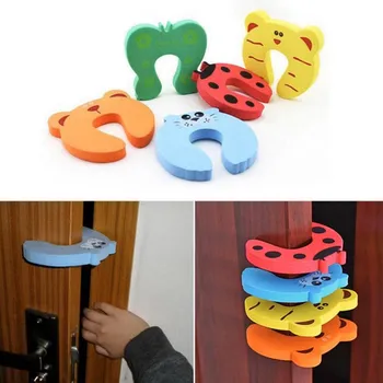 

10Pc Random Color Doorhoders Baby Kids Proof Door Stopper Finger Safety Guard