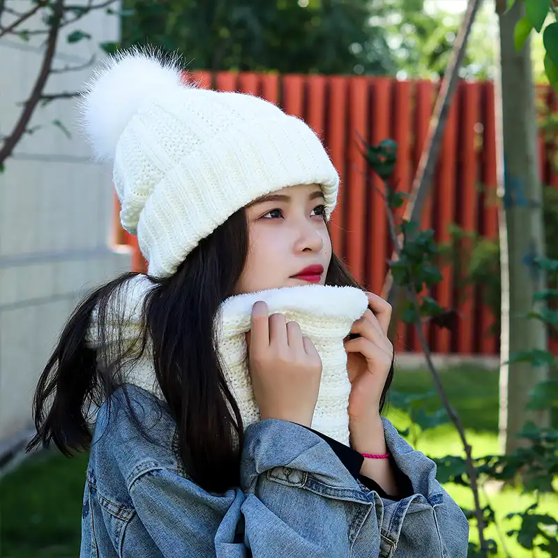 Yo Young 2 Uds Mujeres Invierno Tejido Sombrero Bufanda Para Niñas Gorro De Lana Abrigado Bobble Ball Pompón Beanies Sombreros Gorros Gorra Femenina Yo Young 2 Uds Mujeres Invierno Tejido Sombrero Bufanda Para Niñas Gorro De Lana Abrigado Bobble Ball Pompón Beanies Sombreros Gorros Gorra Femenina
