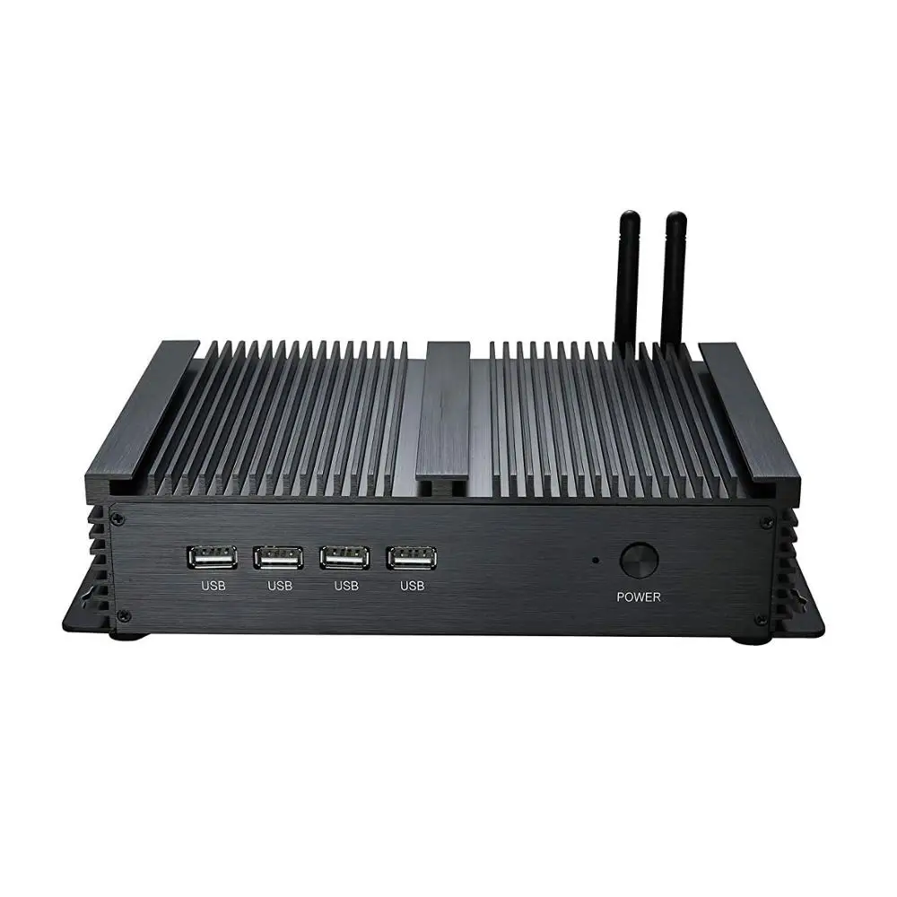 Безвентиляторный мини-ПК с ОС Windows XP/7/8/10 Intel Core i5 3317U 1007U 2* lan, 4* RS232 COM промышленный прочный ПК компьютер 300 м Вай-Фай HDMI+ VGA