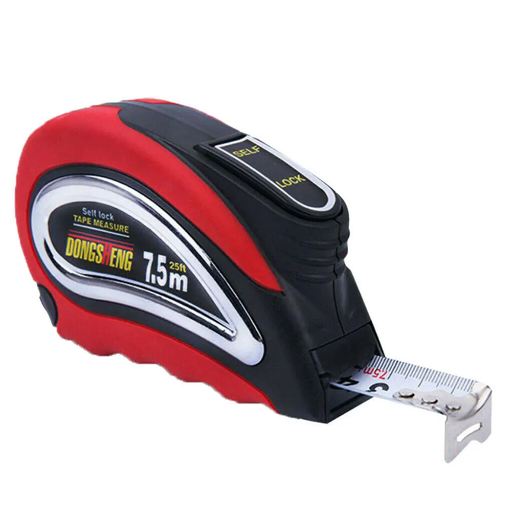 

Self Lock Roll Retractable Portable Work Wrist Strap Steel Tape Measure Automatic Measurement Tools Ruler Woodworking