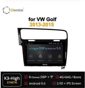 

Ownice 8Core 10.1" Android 9.0 Car DVD GPS Navi k3 forVW Golf 7 GTE R 2013 2014 2015 Radio Stereo 360 Panorama DSP SPDIF