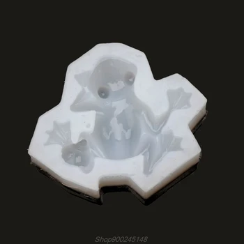 

UV Resin Liquid Silicone Mold 3D Frog Animal Resin Mold DIY Baking Tool Jewelry S04 20 Dropship