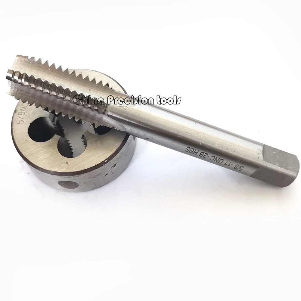 Profi Maschio A Mano DIN 351 UNF 5/8 Pollice N.3 Finitore Per Filettatura Fine, Acciaio - 2