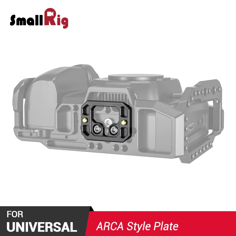 

SmallRig Arca-Type Quick Release Plate for SmallRig A7III A7RIII A7M3 Cage / For SmallRig BMPCC 4K Cage /For Nikon Z6 Cage 2389