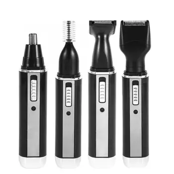 

2 Types 4In1 Rechargeable Electric Ear Nose Hair Trimmer Beard Face Eyebrows Removal Shaver