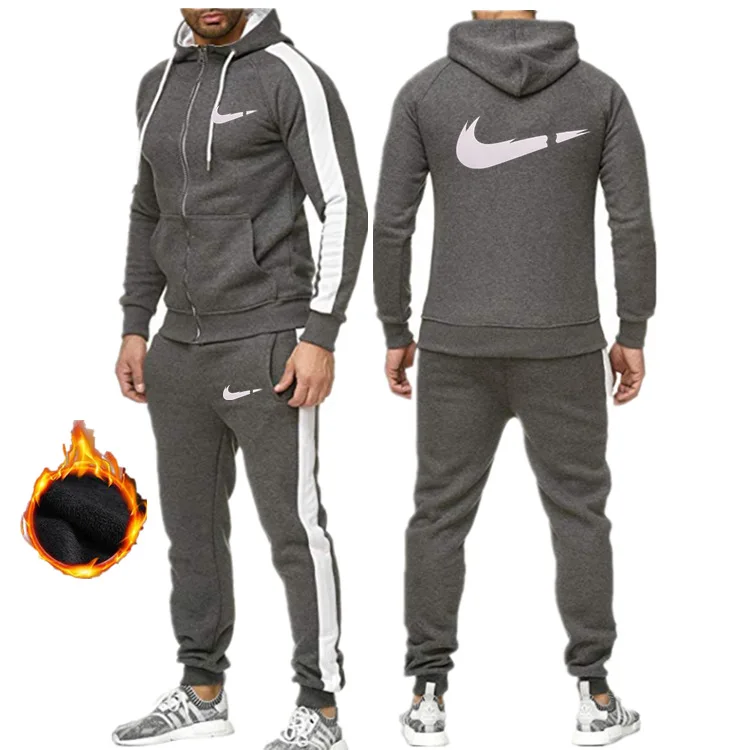 

[] Europe And America Men Casual Fever Hoodie Suit Popular Brand Sports MEN'S Hoodie