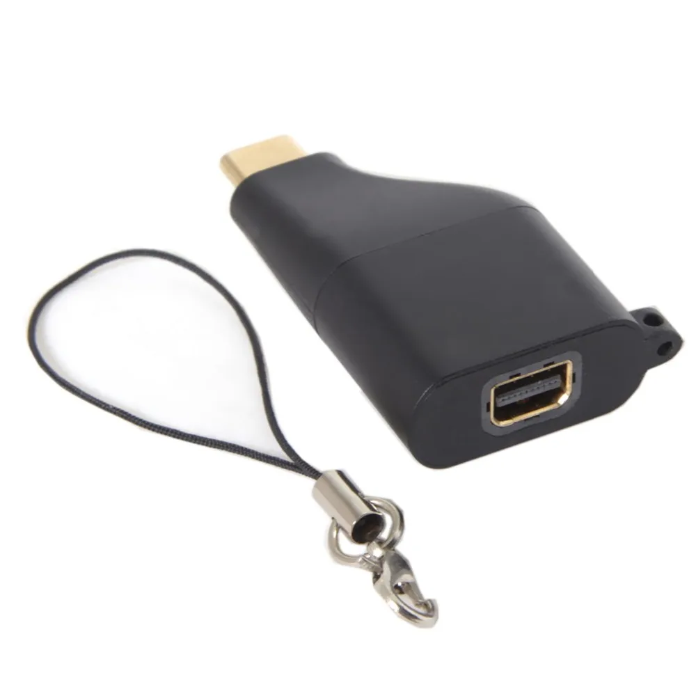 

Переходник USB с Type C на Mini DP Displayport 4K 2K с цепью для ноутбука, планшета и мобильного телефона